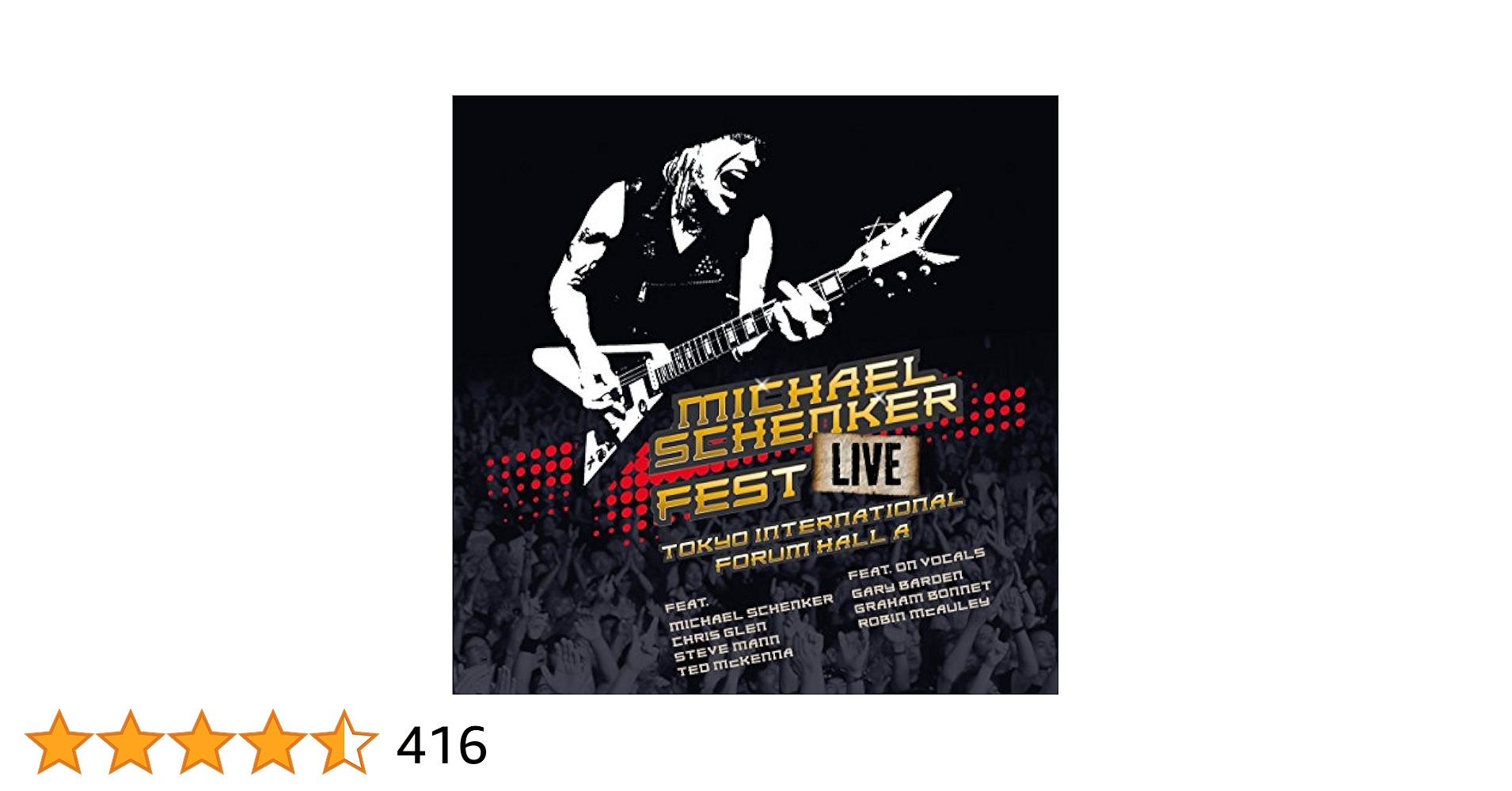 マイケルシェンカー ライブCD➕DVD Amazon.co.jp: ライヴ 2016 ~東京国際フォーラム・ホール A