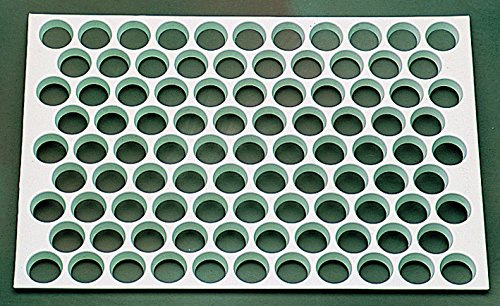 Découpoirs à tartelettes unies 38 mm en plaque de 95 pour pâtisserie
