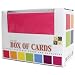 Diecuts with A View Box of Cards and Envelopes, Assorted Solids A2 Size, 50/Pkg