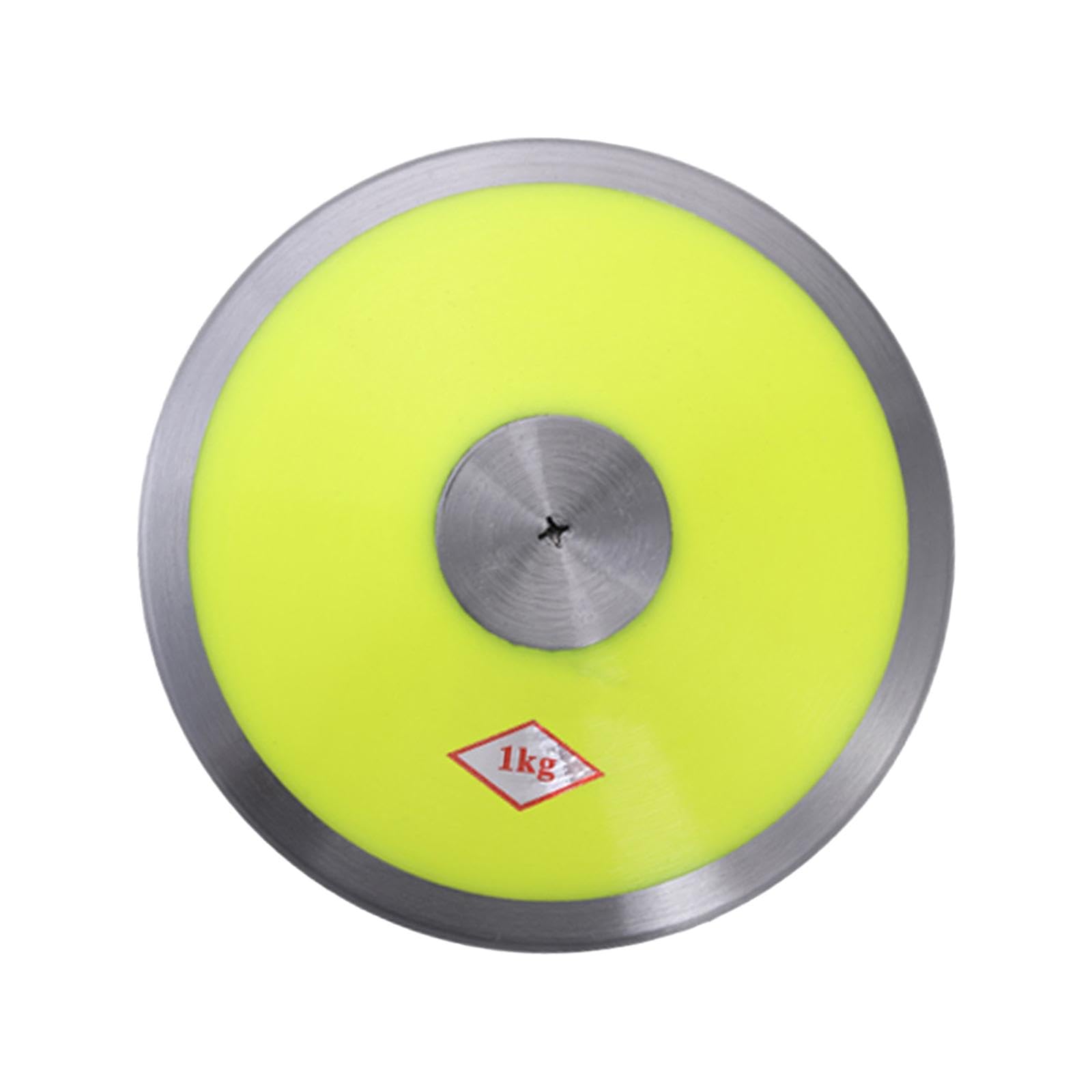 Oshhni Disco de lanzamiento de nailon de 1 kg. de entrenamiento físico para atletismo. Disco de entrenamiento deportivo para práctica atlética.