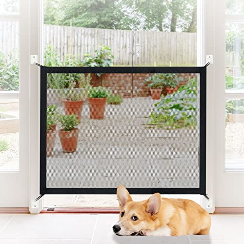 NWK 43'' X 30'' Magic Pet Gate for The House Stairs Providing a Safe