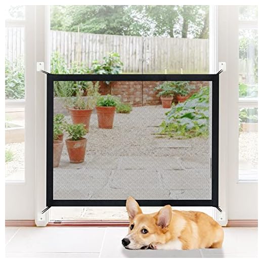 NWK 43'' X 30'' Magic Pet Gate for The House Stairs Providing a Safe Enclosure for Pets to Play and Rest