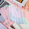 Tinlade 2340 Pcs Day of The Week Stickers and Dates Round Dots Stickers Small Colorful Decorative Planner Sticker for Journals Calendars Notebooks Mark