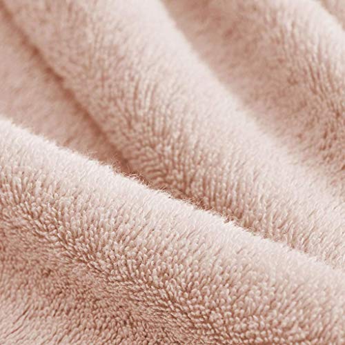 Serviettes de bain absorbantes séchage rapide coton 2 pièces blanc