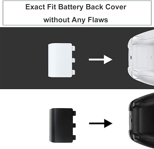 Miniatura 3 de Battery Cover for Xbox Series X, for Xbox Series S Controller, Replacement Battery Back Door Lid Batteries Caps Shell Repair for Xbox Core