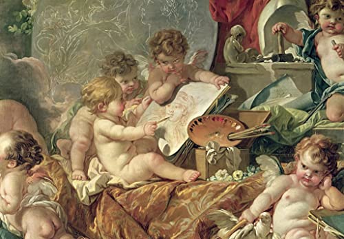 Tableau Génie enseignant les arts François Boucher grand format poster 60x90