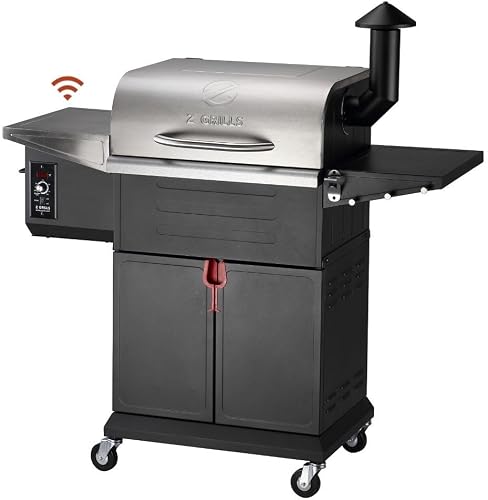 Z Grills Stainless Steel Flame Elite 600D3E WIFI Gen 2.1 Wood Pellet Grill