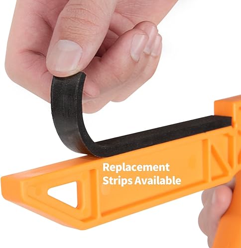 Miniatura 3 de POWERTEC Palo de empuje en forma de L para sierras de mesa, mesas de router, cepilladoras, palo de empuje para sierra de mesa con mango ergonómico,