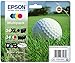 Produktbild Epson Golfball T3479 Tintenpatronen, Original, Multipackung, für Tintenstrahldrucker, Pigmenttinte (schwarz, cyanblau, magentarot, gelb)