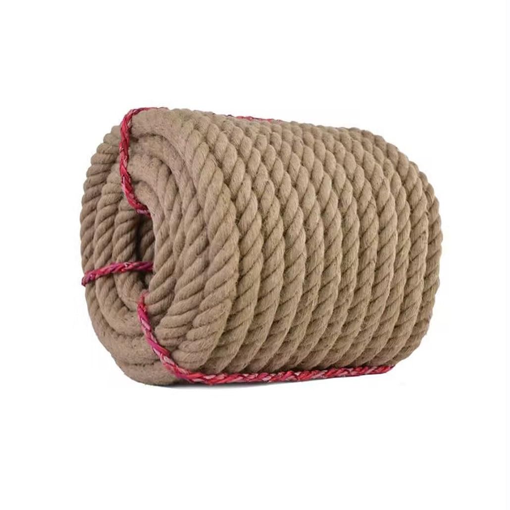 Cuerda de yute natural de 16mm y 10m para trabajos de jardinería y decoración