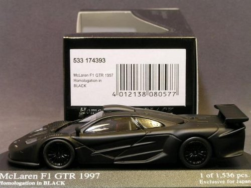 PMA 1/43 McLaren F1 GTR 1997 Homologacja czarna : Amazon.pl