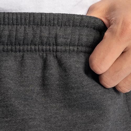 Image of Fruit of the Loom Eversoft Fleece Elastic Bottom Sweatpants with Pockets, Relaxed Fit, Moisture Wicking, Breathable