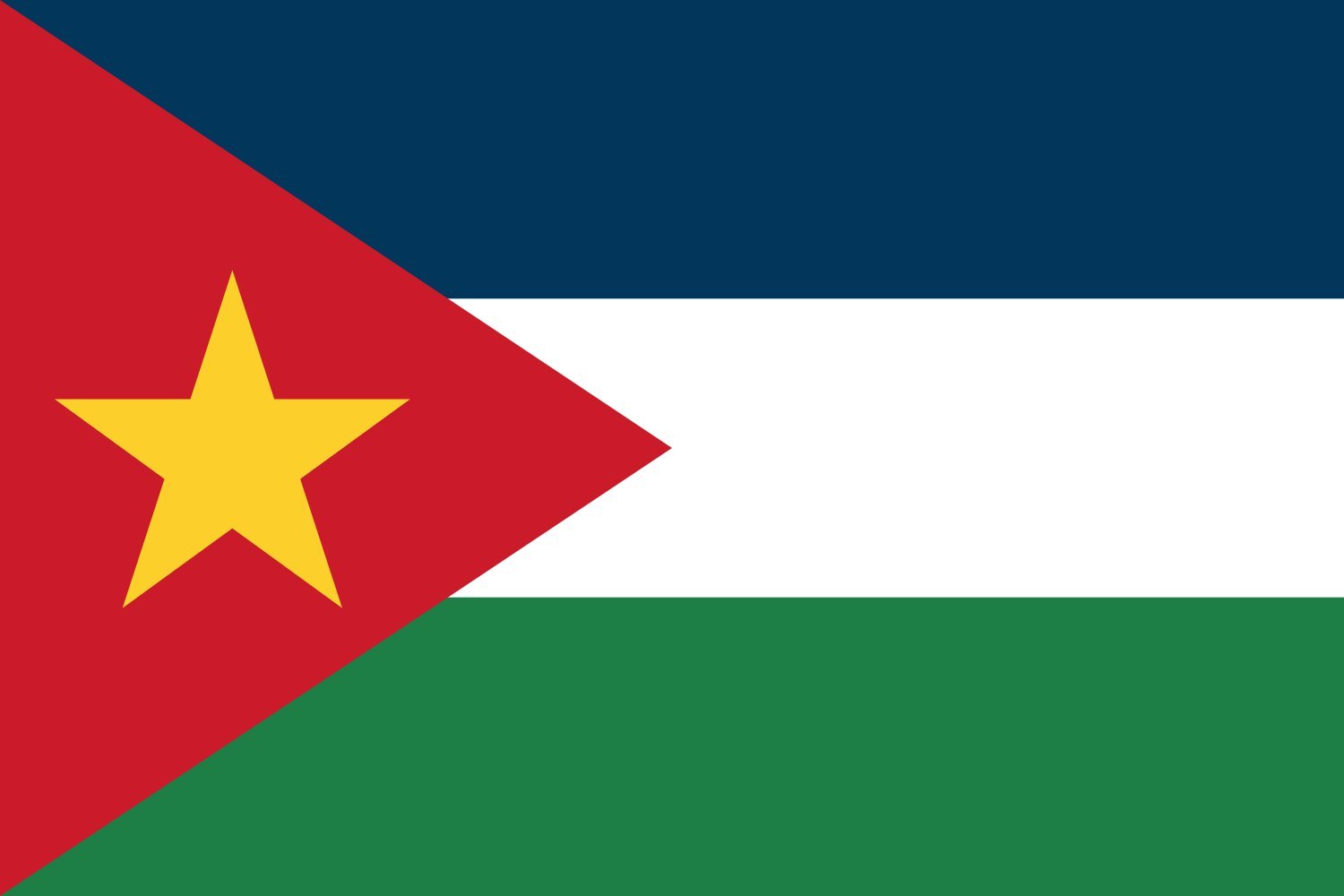 Drapeau San Escobar grand format pour mur vide