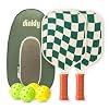 Pickleball Paddles Set of 2/4, USAPA Approved Pickleball Rackets | Graphite or Fiberglass, 2/4 Rackets, 4 Balls and 1 Portable Carry Bag, Aesthetic Pickle Ball Set for Men Women Beginner