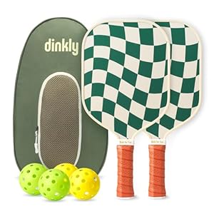 Pickleball Paddles Set of 2/4- USAPA Approved Graphite/Fiberglass Pickleball Racket, 2 Pickleball Rackets, 4 Balls and 1 Portable Carry Bag, Aesthetic Pickle Ball Set for Men Women Beginners