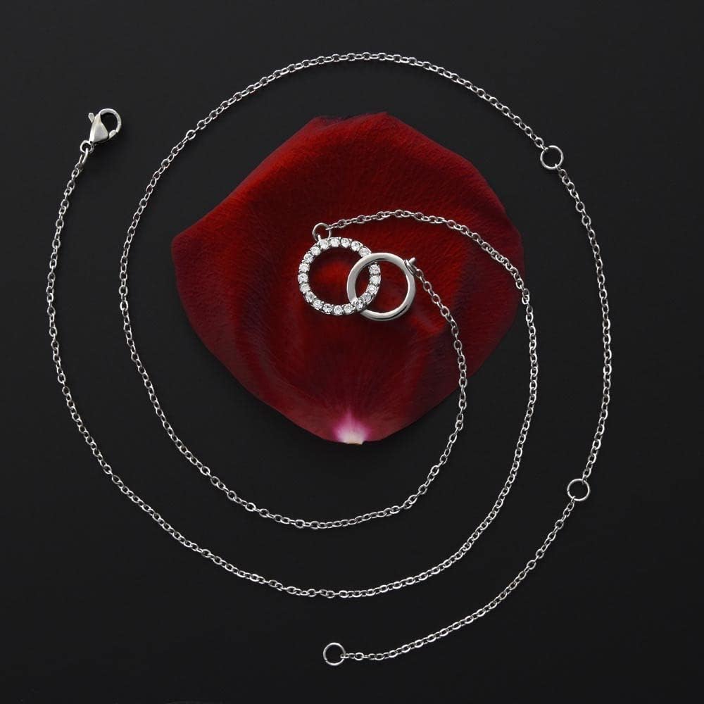 To My Sis Necklace – 14K White Gold Pendant with Message Card and Gift Box, Meaningful Jewelry Gift for Birthday, Christmas or Graduation - Image 2