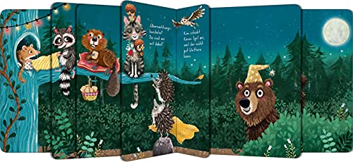 Der ganze Wald schnarcht schon bald: Mit lustigen Verwandlungsseiten | Tierisch lustige Gutenachtgeschichte für Kinder ab 24 Monaten