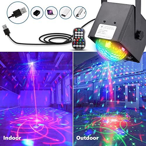 Party Lights Dj Lights With Sound Activated＆Remote, Bietrun 60 Effects Led Laser Strobe Disco Dance Rave Lights Show For Parties, Gift, Birthday, Holiday, Christmas, Decor Projector, Wedding, Karaoke #TOP4