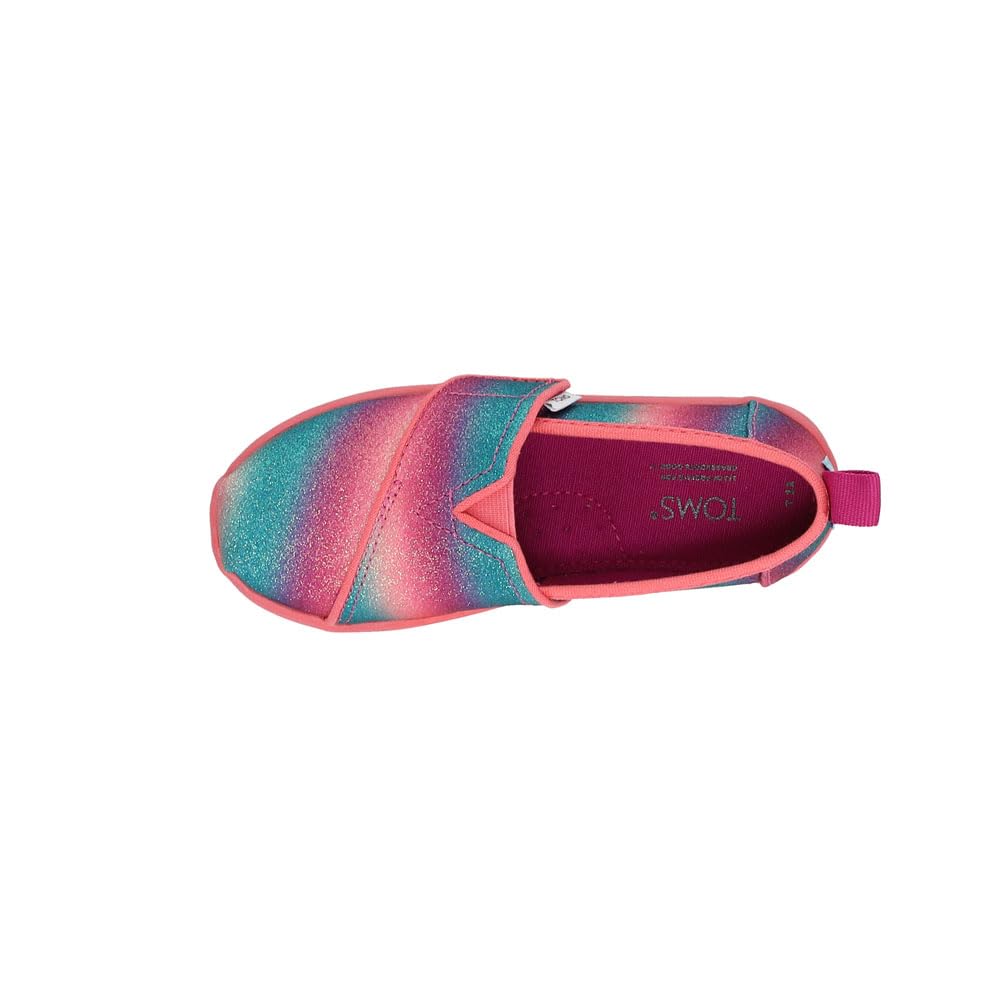 TOMS Tiny Glitter Alpargata Mocasines PlanosNiñas