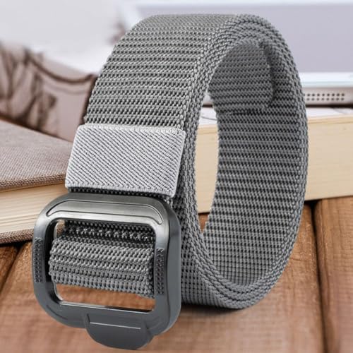 Women Retro Vintage Waist Strap Trouser Dress Belts Non-Porous Buckle Waistband Nylon Tactical Belt(black)3