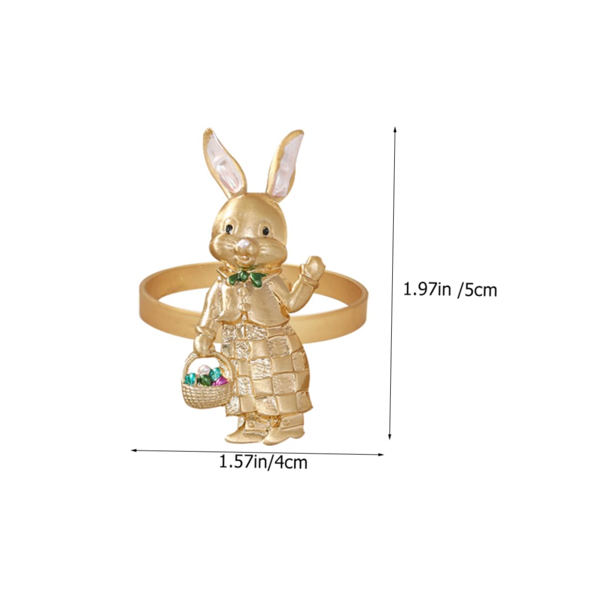 Alipis 2 Sätze Teiliges Osterkaninchen Niedliche Tierförmige Serviettenhalter Für Festliche Tischdekoration Für Ostern Hochzeiten Und Feiern 6 Stücke * 2