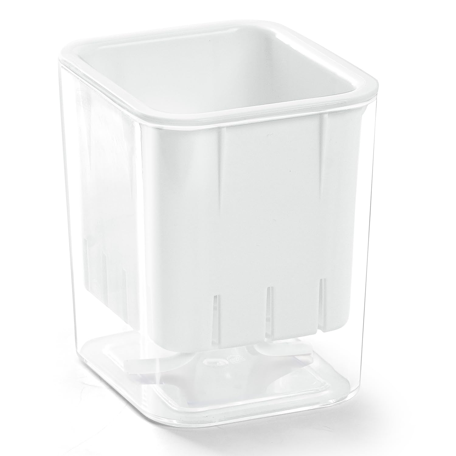 ABOUT SPACE Peg Board Self Watering Pot - Floating Plant Pot | Indoor Plants Pots for Home, Office, Kitchen, Living Room - Small Planter Pot for Indoor Plants (White - L 7.8 x B 9 x H 10 cm) - Small (B0D6G4CHZW) Amazon Price History, Amazon Price Tracker