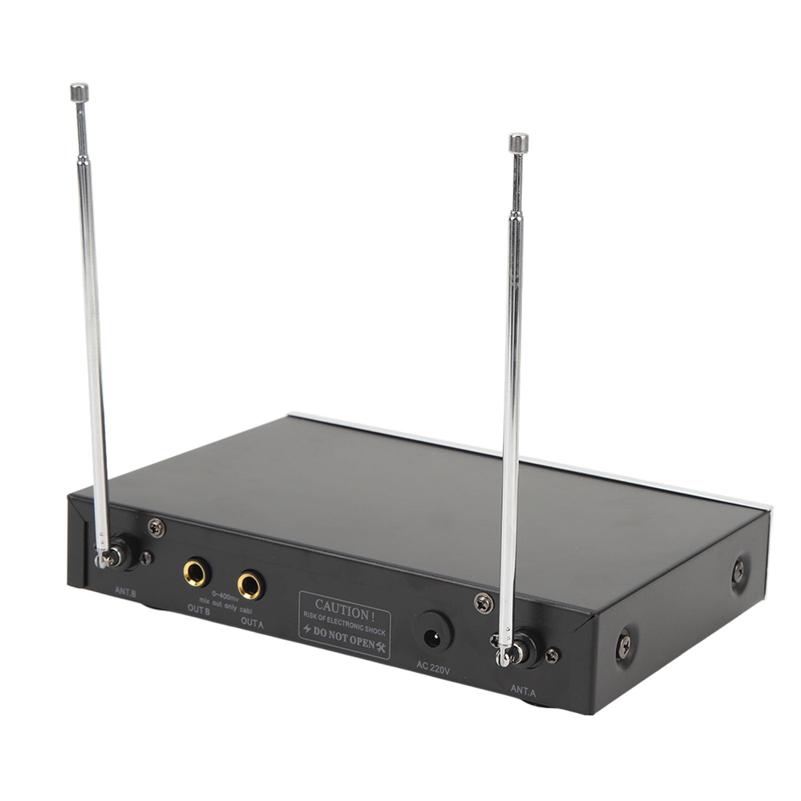 Mikrofon Bezprzewodowy, Full Sound Professional Eliminacja Gwizdów Automatyczne Parowanie 100-240 V Oddzielna Regulacja Głośności Bezprzewodowy Mikrofon śpiewający do Karaoke