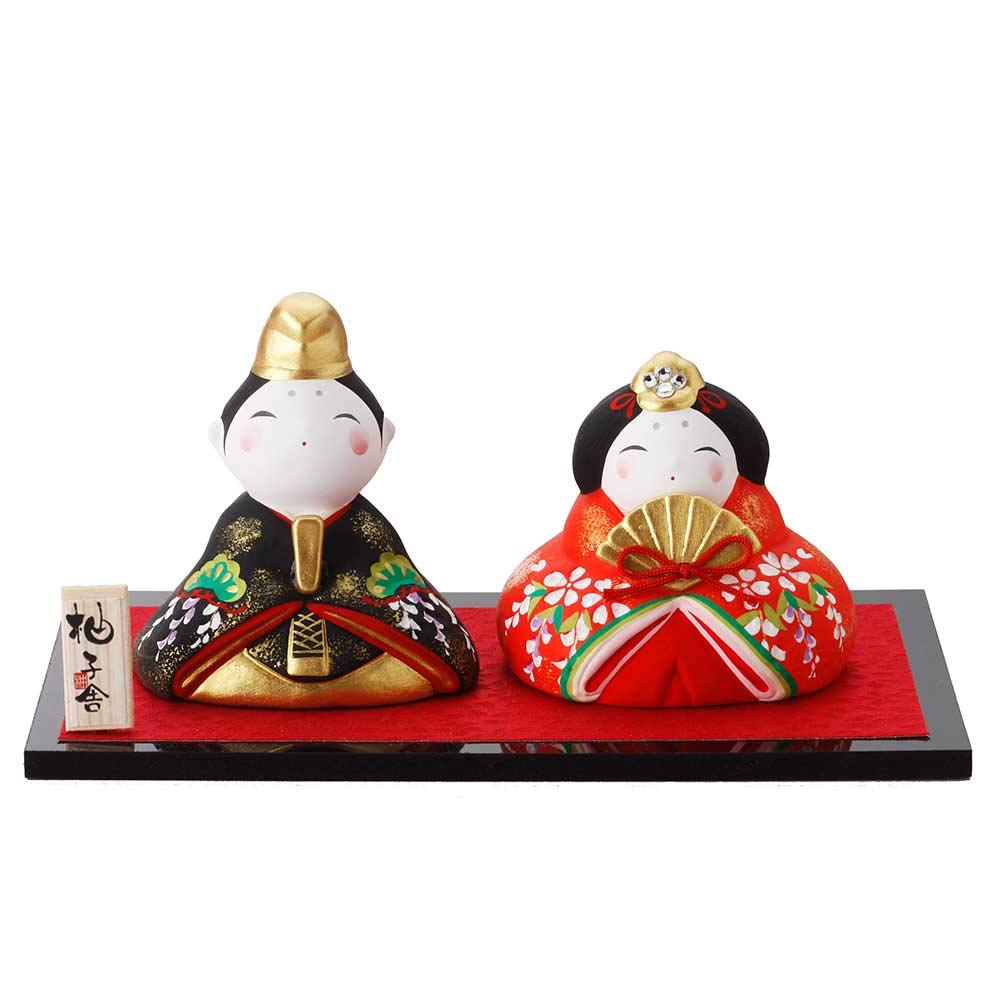 Amazon.co.jp: 雛人形 コンパクト 陶器 小さい 可愛い ひな人形/人形師 