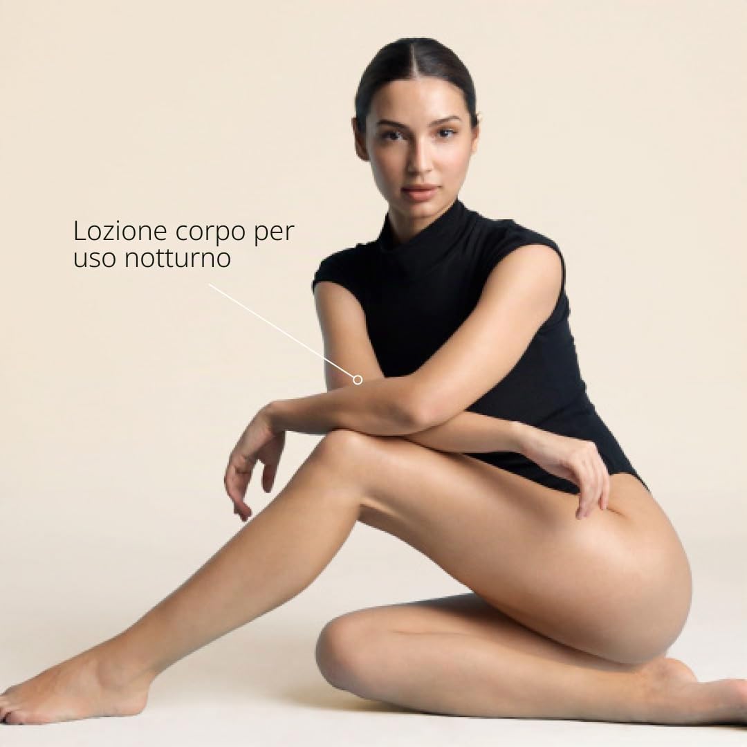 Sensilis Retinol Body Treatment - Lozione per il corpo rassodante e idratante, unifica il tono, con retinolo, per pelli sensibili - 200 ml