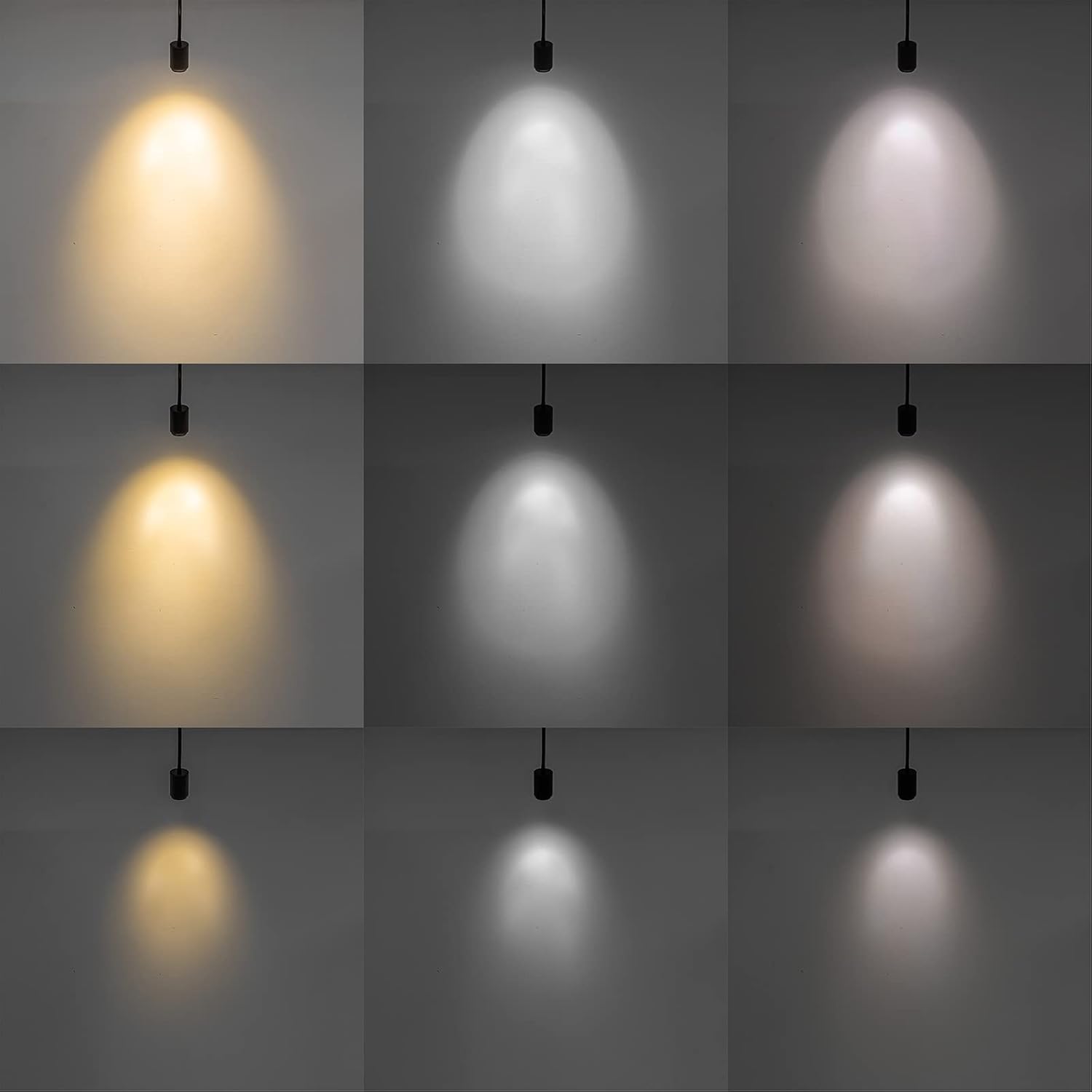 Kiven H-Type Dimmmable Track Light, 3-Light Modern Halo Track Lighting Fixtures with 360° Flexible Gooseneck and Remote, Black Aluminum LED Spotlight for Gallery, Bedroom