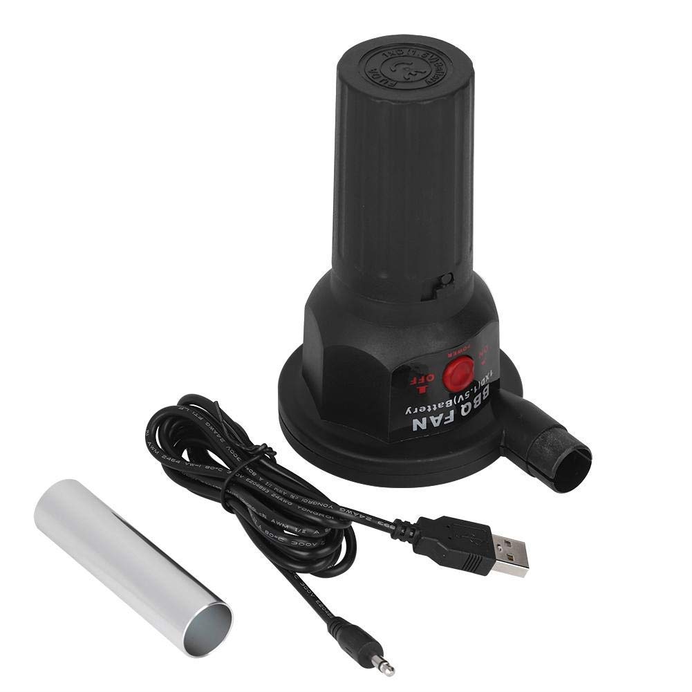 TOPINCN - Ventilador Para Barbacoa Eléctrico Ventilador De Barbacoa Portátil Ligero Soplador De Aire Para Barbacoa Picnic Camping Herramienta De Cocina Al Aire Libre