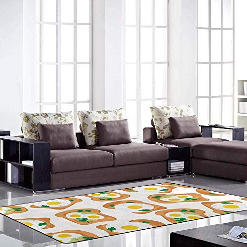 Tapis sans perte de poils très doux velours corail beige - 4