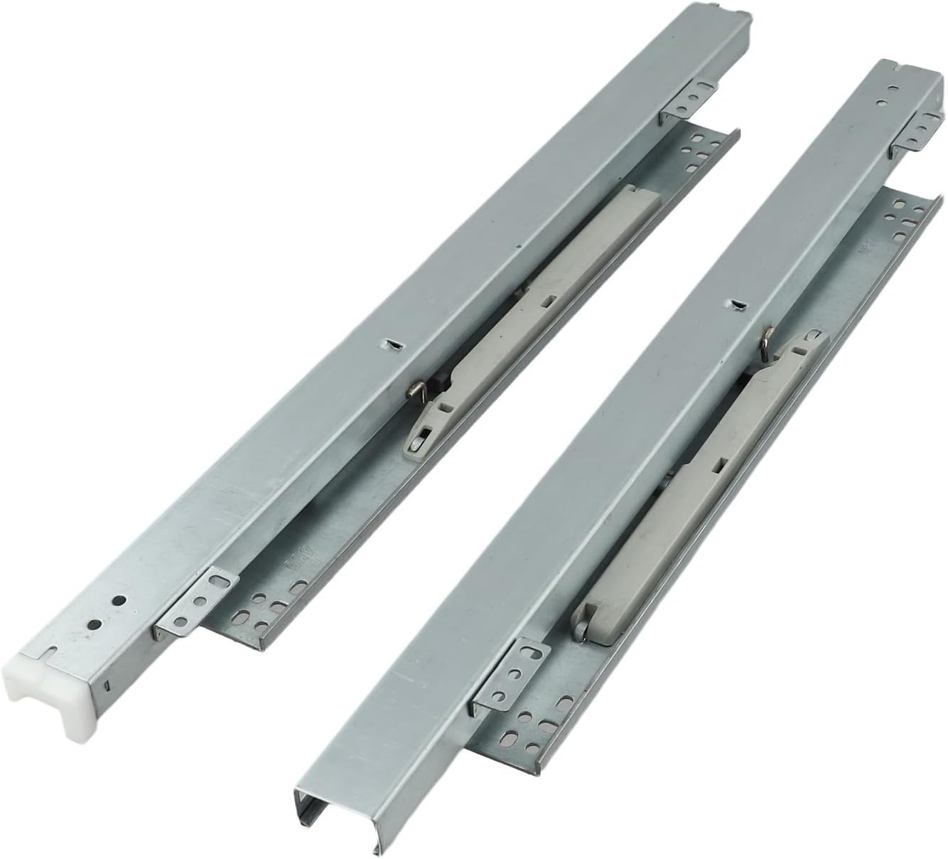 Undermount Soft Close Drawer Slides, Heavy Duty Steel Bottom Mount Runners with Full Extension, Silent Closing Kitchen Cabinet Glides, 30kg Load Bearing Rail for Home Improvement(450mm)