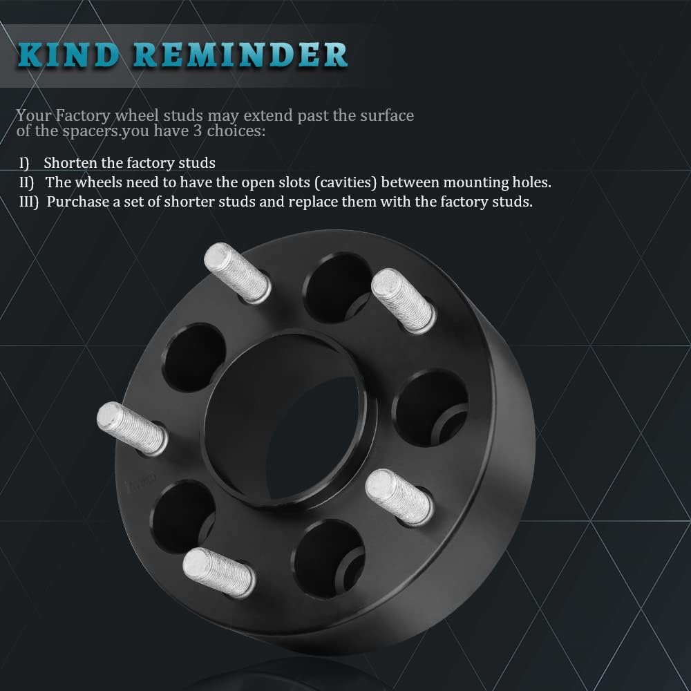 5x4.5" to 5x5" Wheel Spacer Adapters Change Bolt Pattern ( 2in, 71.5mm Hub Bore, 1/2" x 20 Studs) Fit Jeep for 93-98 Grand Cherokee, 74-01 Cherokee, 87-06 Wrangler, 02-12 Liberty, 86-92 Comanche 4PCS