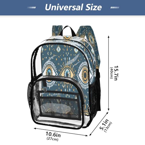 Mochila transparente resistente para evitar esperas en la seguridad del trabajo y escuela 4