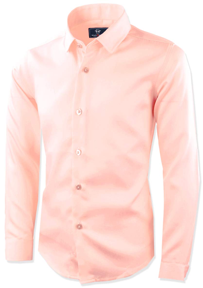 Boys' Signature Sateen Long Sleeve Dress Shirt