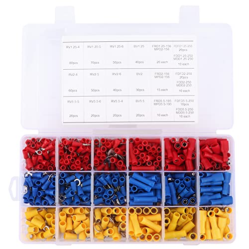 Kit de conectores de cables Marhynchus de 300 piezas con aislante PVC 2