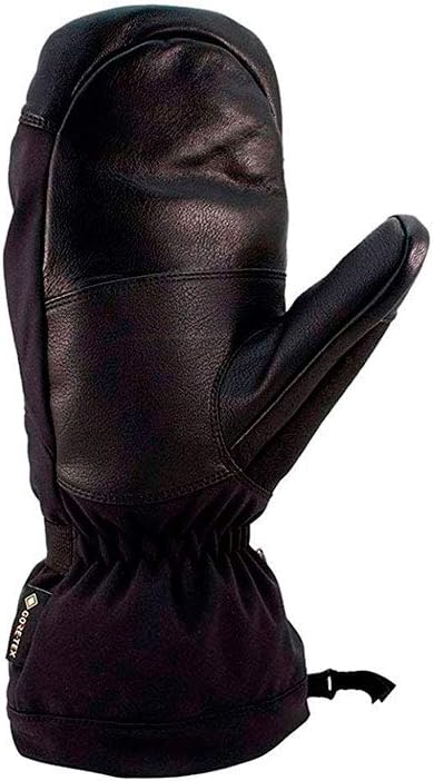 Kombi Women's Durable Waterproof Windproof Breathable Cold Weather Insulated Sanctum Mitt, Soft Nose Wipe On Thumb, Black