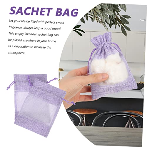 Bolsitas de sachet lavanda vacías 10 piezas para aroma miniatura 6
