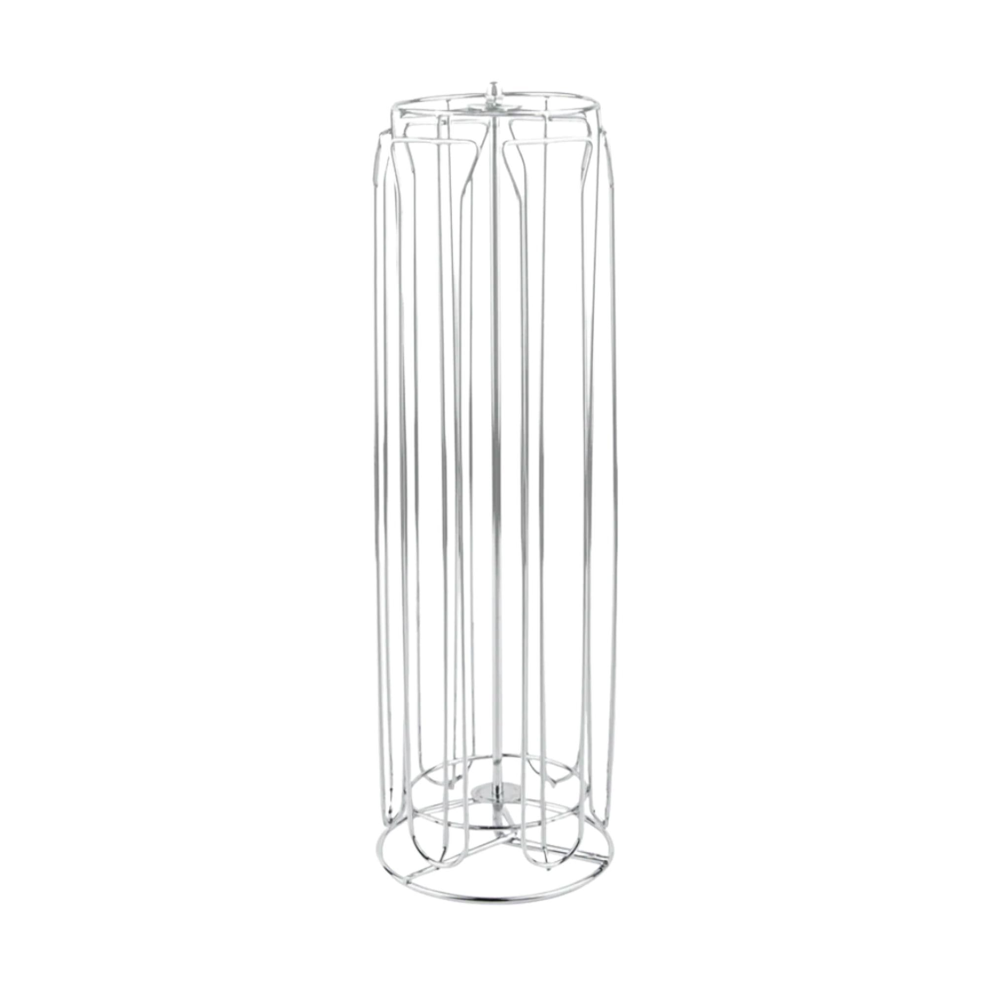 Restpresso - Porta capsule da caffè da 13 x 40 cm, 1 resistente carosello per cialde - contiene 60 capsule Nespresso, girevole a 360 gradi, organizer per capsule espresso in ferro, cialde non incluse