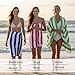 BolBom*S Beach Towels 6 Pack Large 30x60-100% Cotton Beach & Pool Towels Bulk Cabana Stripe - Quick Dry Bath Towel Set for Swim, Beach Essentials, Bathroom, Hot Tub, Yoga, Hotel & Airbnb Guests