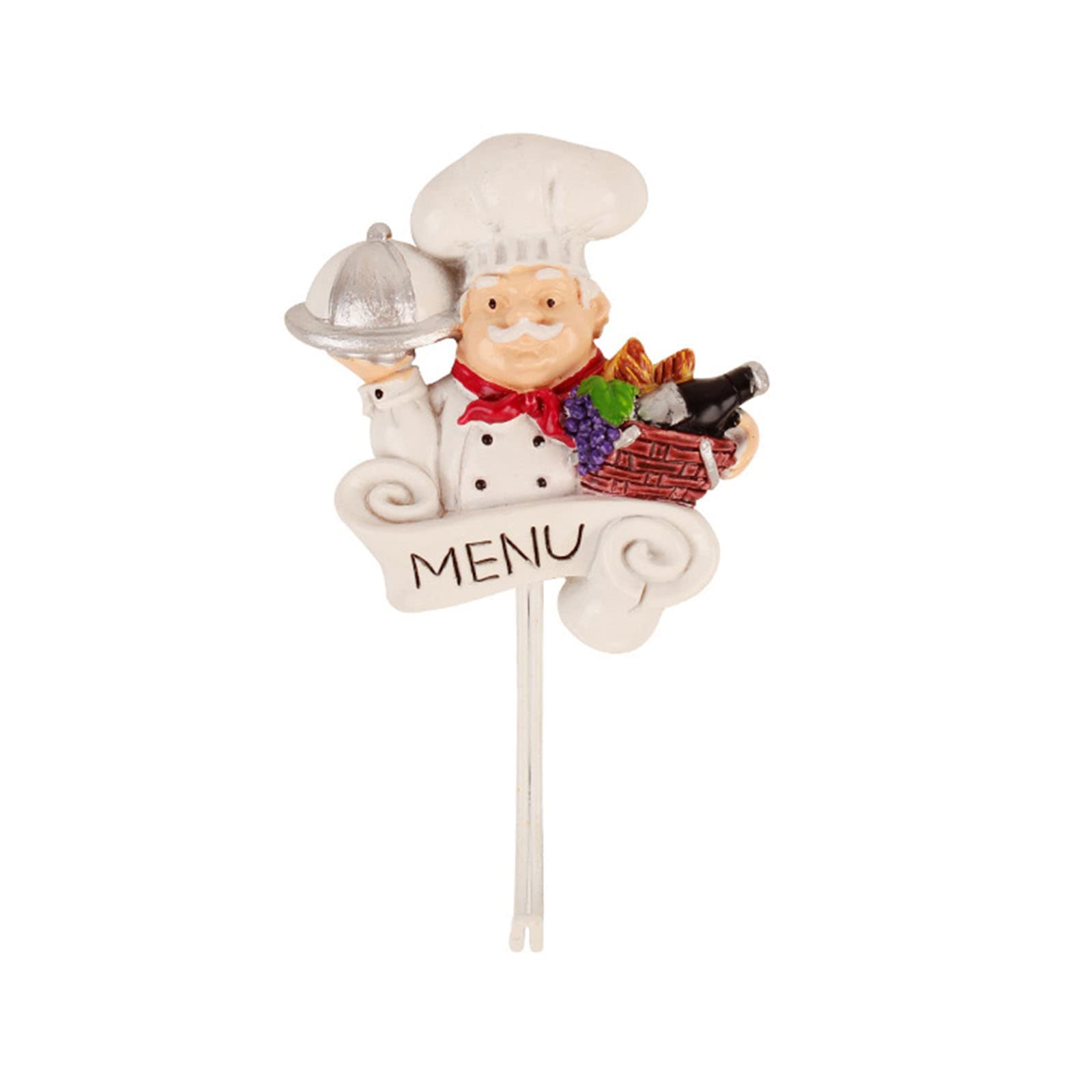 Tsophreniq Dining Purse Hooks Cartoon Chef Shaped Sticky Wall Mounted Hooks Cute Door-Kitchen Hanger Utilities Hook For-Kitchen Chef Wall