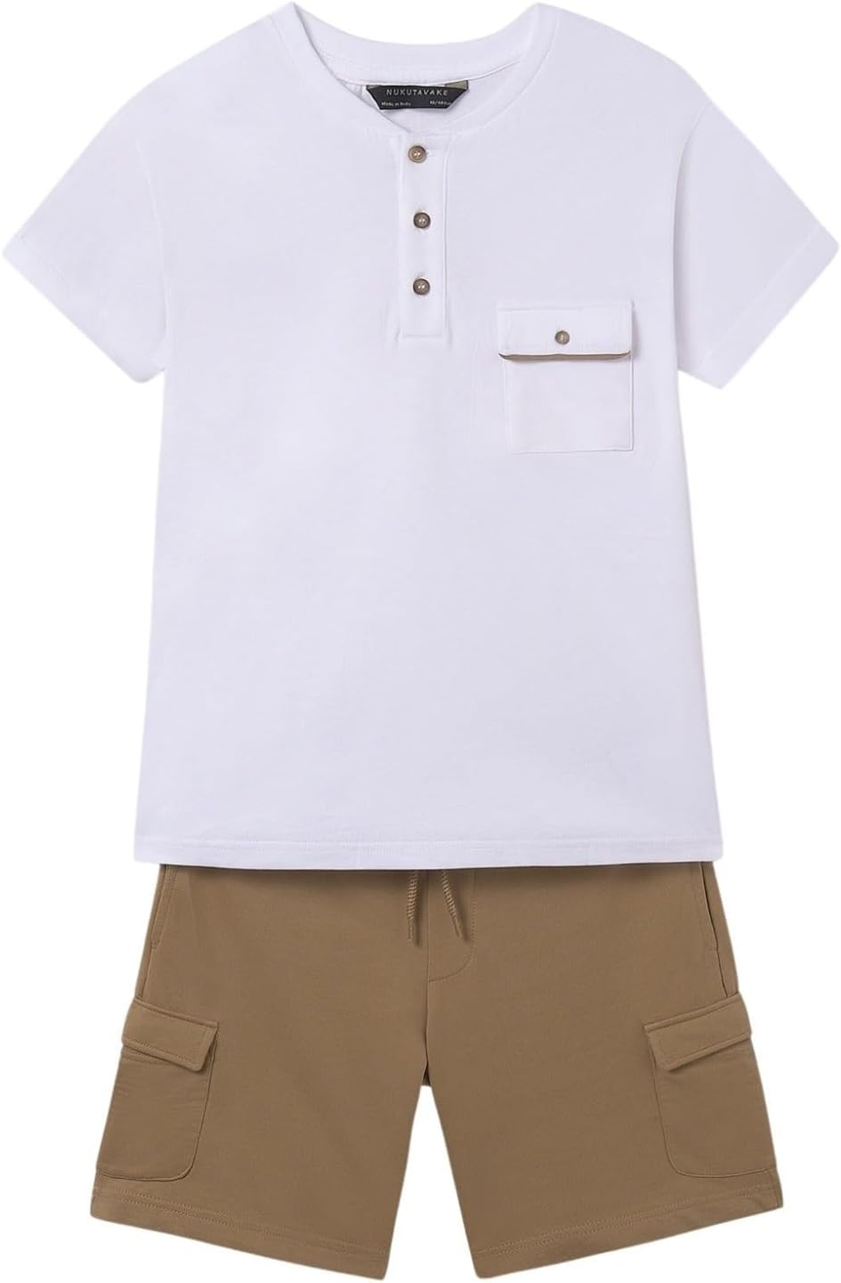Mayoral Knit Set for Boys Camel