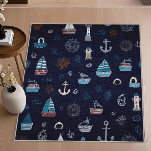 Tapis antidérapant lavable pour sol glissant 60x90