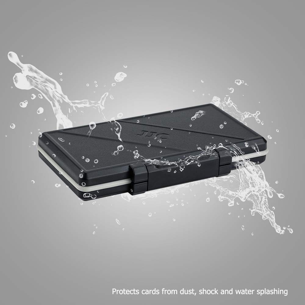 Boîtier Stockage ABS Étui Pour Cartes Mémoire Jaimela 16 Emplacements - 8 SD + 8 Micro SD, étanche, Bleu étui Anti-choc