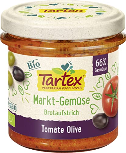 Tartex Bio Marktgemüse, Olive Tomate, 135g