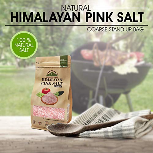 Himalayan Chef Pink Himalayan Salt - 0.5 Lb. Bag/Each Coarse Grain - For Grinders And Salt Mills (Pack Of 6) #TOP5