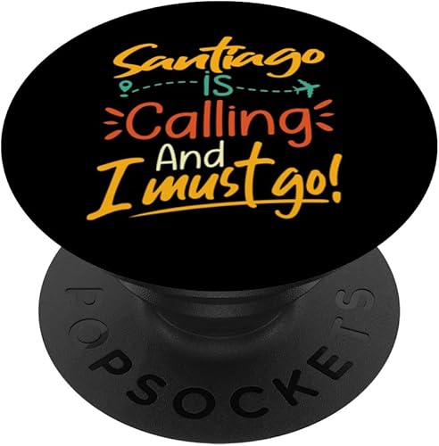 Santiago Is Calling and I Must Go - Chile Travelling Lover PopSockets Swappable PopGrip