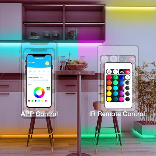 Image of DAYBETTER LED Strip Lights 300ft RGB Music Sync Smart App Control