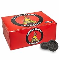 LivuX 100 Tabs Weihrauchkohle 40mm – Schnellzündende Räucherkohle, 10 Rollen mit je 10 Kohletabletten, ideal zum Verbrennen von Räucherwerk, Harzen und Kräutern 1273